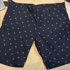 BNWT Produkt Navy Anchor Print Shorts 👵MT